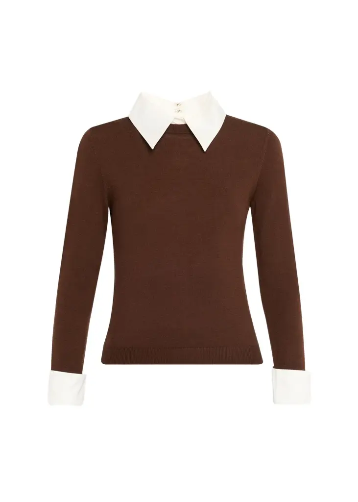 Alice + Olivia Porla Collared Sweater