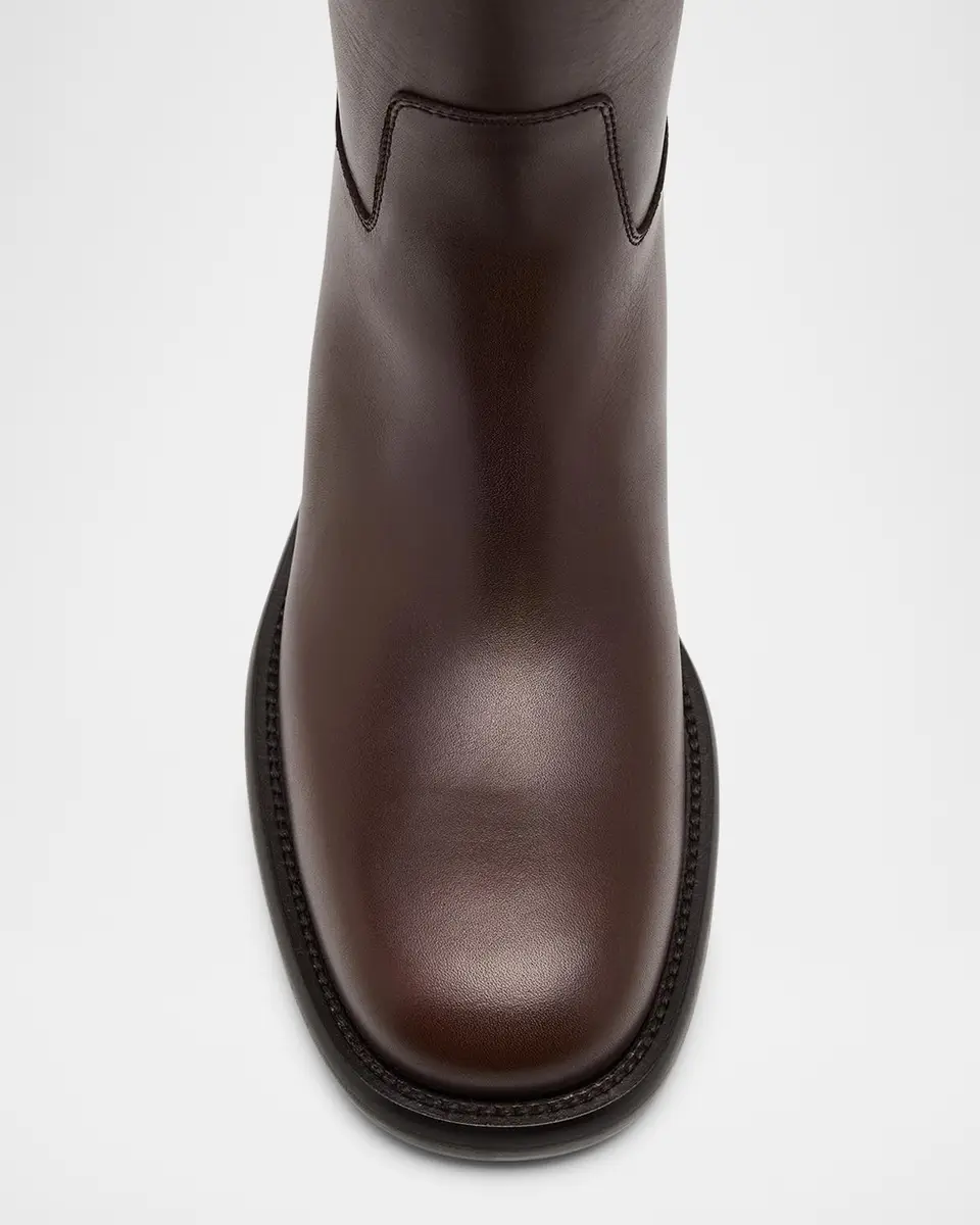 Burberry Cavalier Knee-High Leather Riding Boots | Thumbnail 4