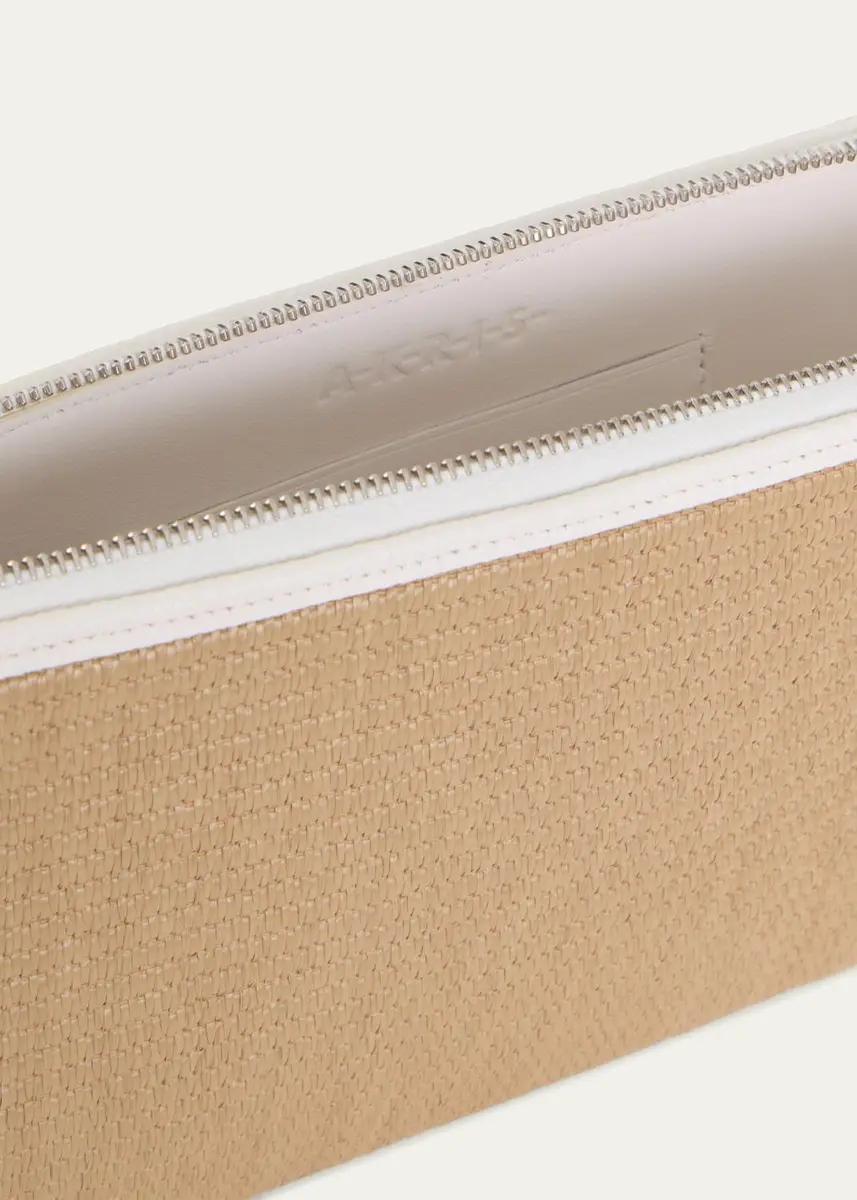 Akris Alexa Tassel Woven Cotton Clutch Bag | Thumbnail 4 Akris Alexa Tassel Woven Cotton Clutch Bag | Thumbnail 4