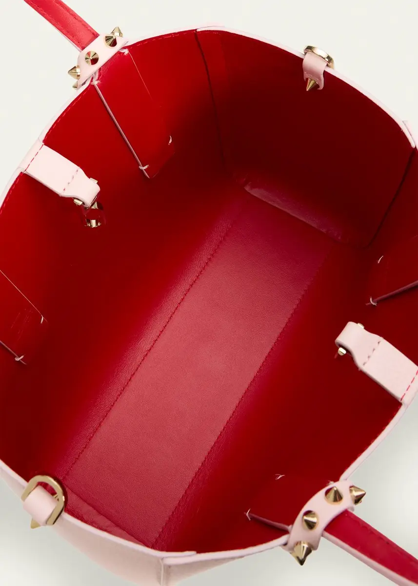 Christian Louboutin Cabata Mini Tote Bag in Leather with Spikes | Thumbnail 4