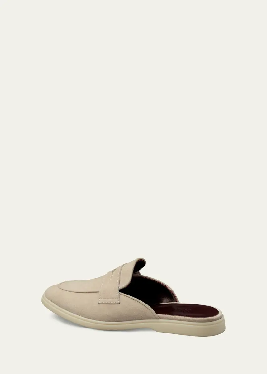 Bougeotte Suede Loafer Mules | Thumbnail 2 Bougeotte Suede Loafer Mules | Thumbnail 2