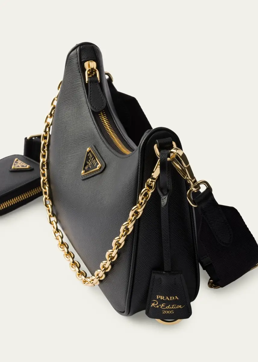 Prada Re-Edition 2005 Saffiano Leather Shoulder Bag | Thumbnail 4