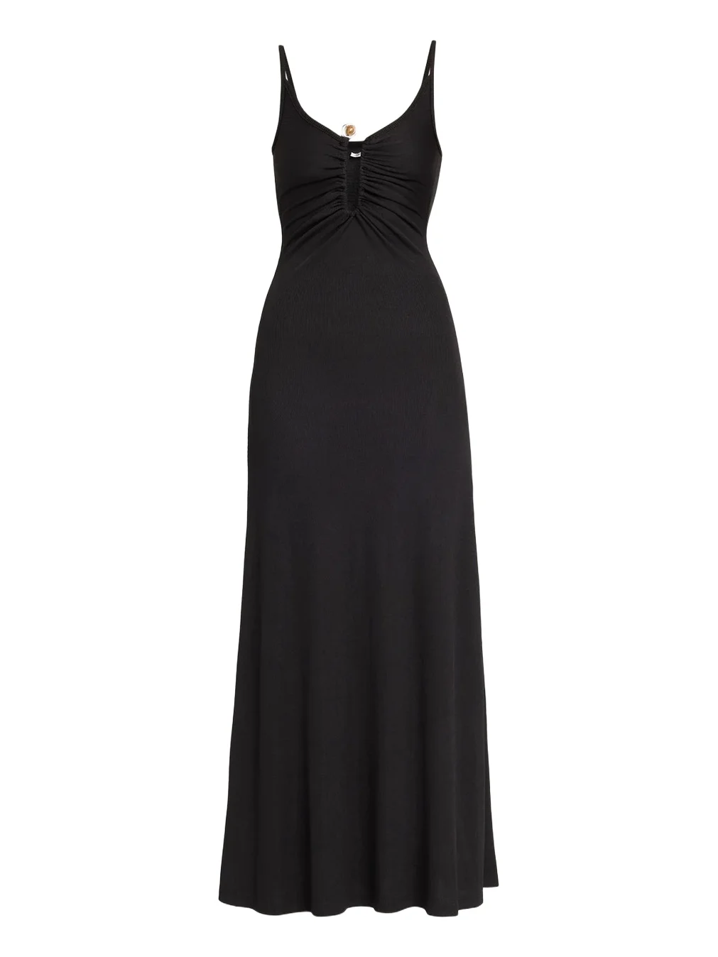 Christopher Esber Droplet Crystal Clasp Cami Maxi Dress