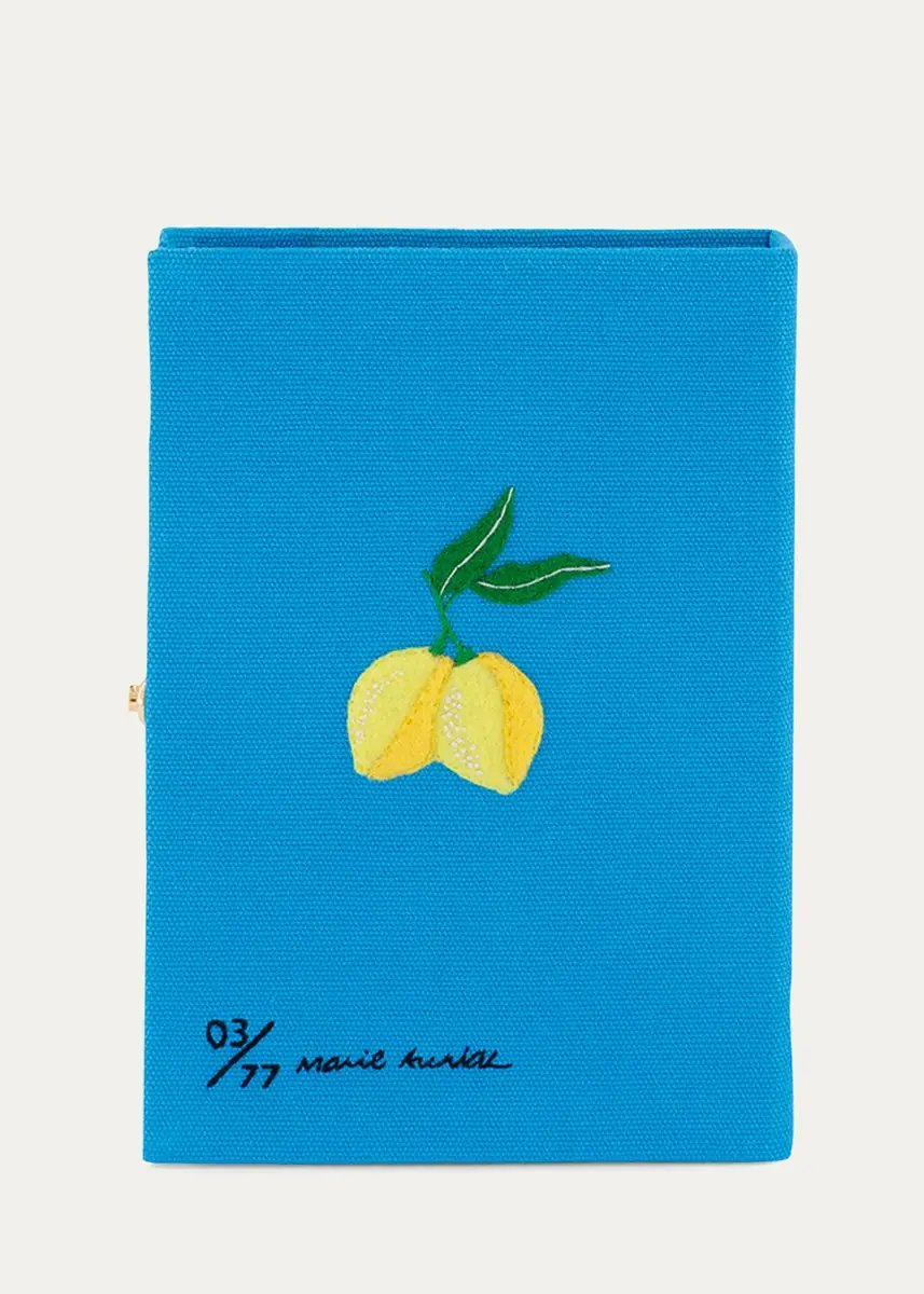 Olympia Le-Tan Voyages Lettres de Capri Book Clutch Bag | Thumbnail 2 Olympia Le-Tan Voyages Lettres de Capri Book Clutch Bag | Thumbnail 2