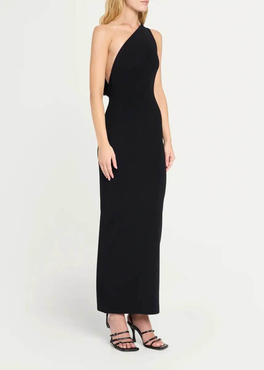 Christopher Esber Concave Wired One-Shoulder Knit Dress | Thumbnail 4 Christopher Esber Concave Wired One-Shoulder Knit Dress | Thumbnail 4