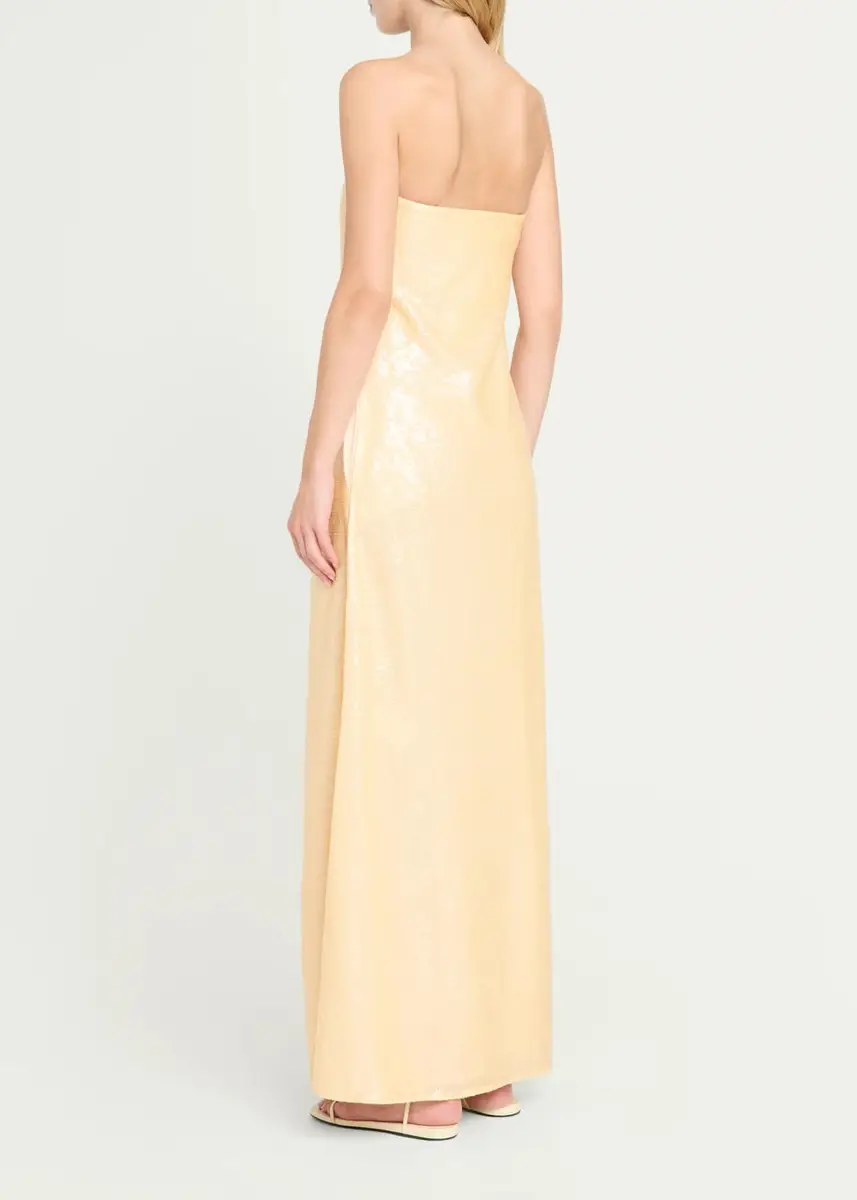 Christopher Esber Opaline Sequin Strapless Gown | Thumbnail 3