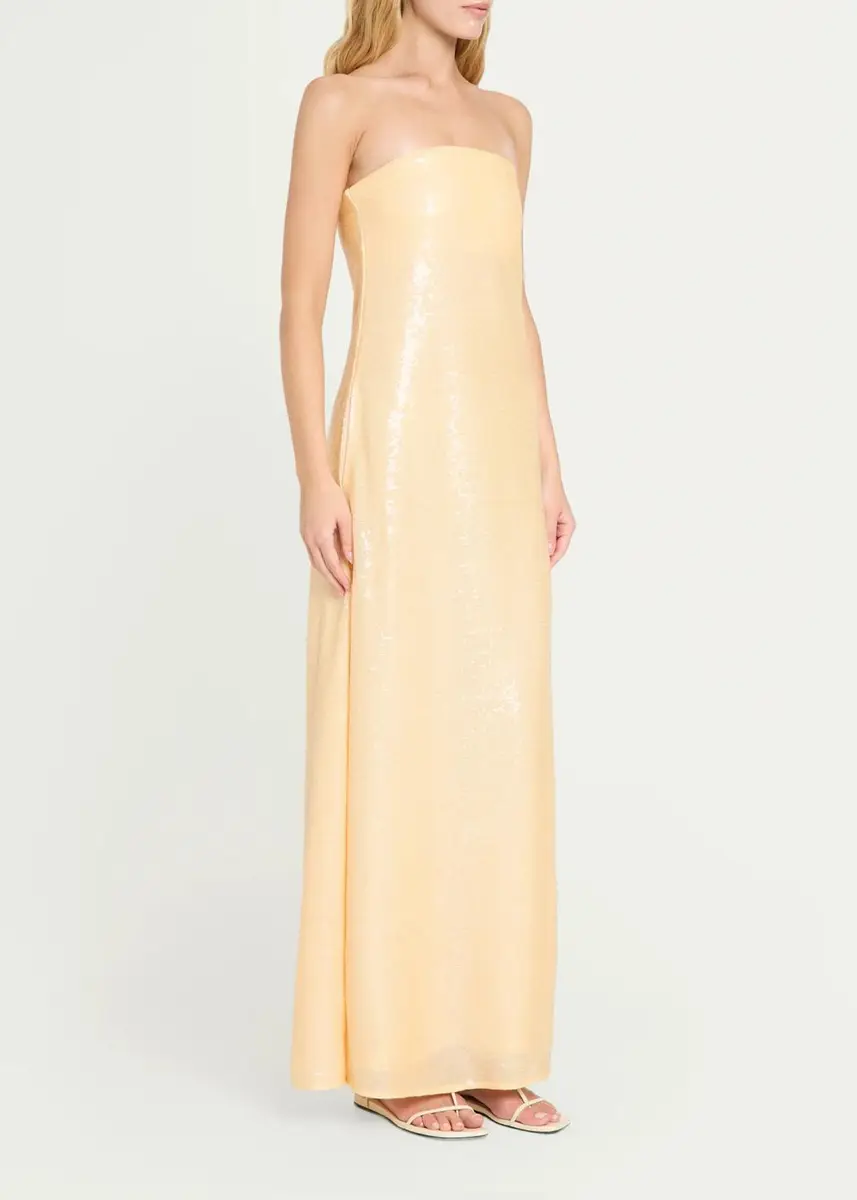 Christopher Esber Opaline Sequin Strapless Gown | Thumbnail 4