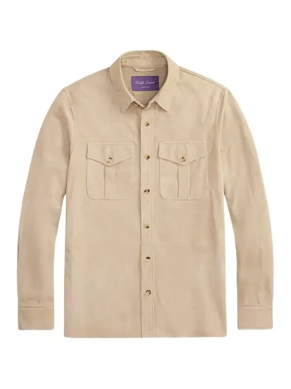 Men's Suede Overshirt Men's Suede Overshirt