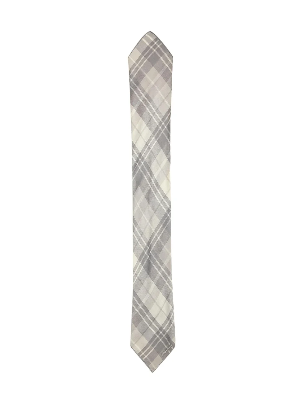 Men's Plaid-Print Cashmere-Silk Neckerchief Men's Plaid-Print Cashmere-Silk Neckerchief