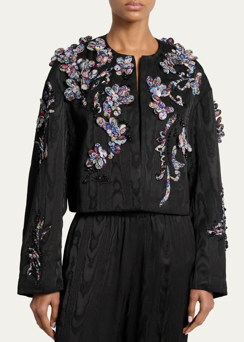 Dries Van Noten Vonda Bis Embellished Jacket | Thumbnail 4 Dries Van Noten Vonda Bis Embellished Jacket | Thumbnail 4