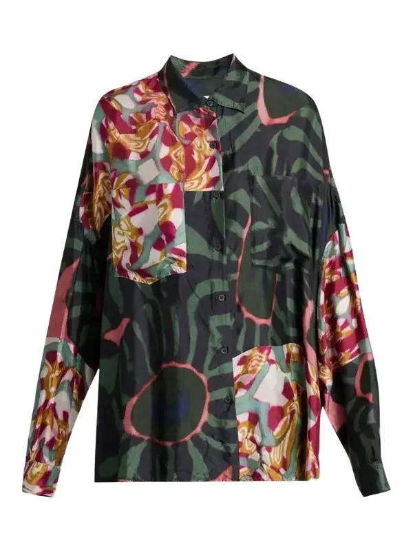 Casia Bis Relaxed Button-Down Shirt