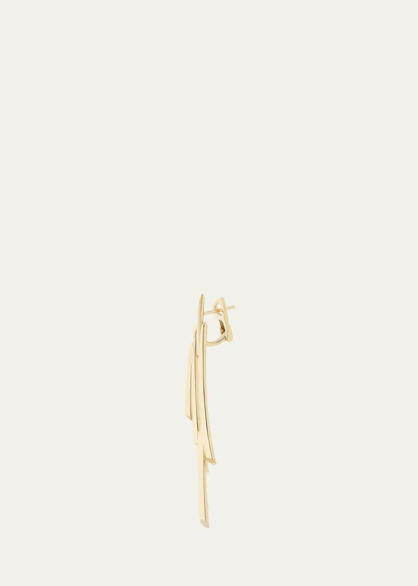 TABAYER 18K Yellow Gold Sheaf Drop Earrings | Thumbnail 2