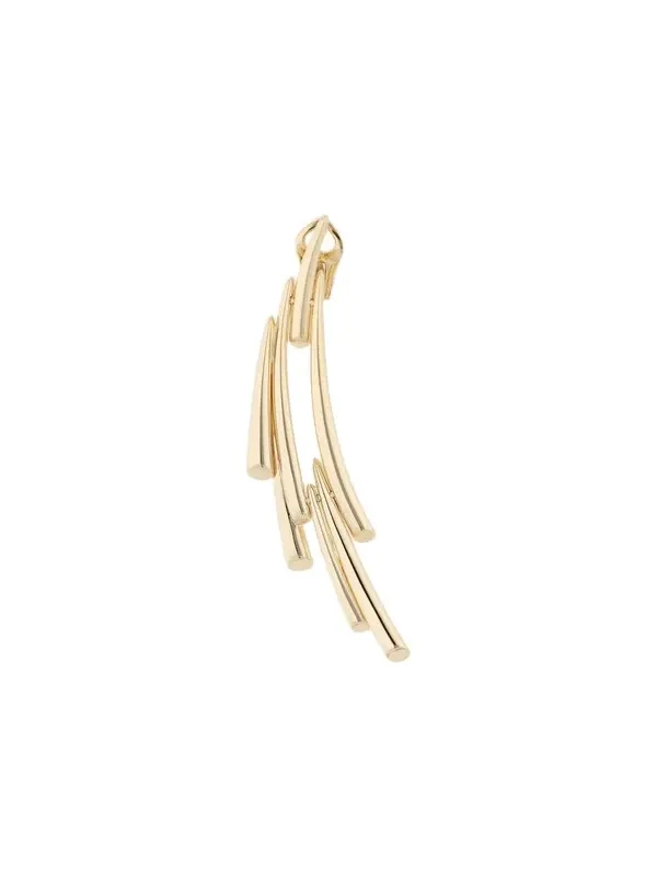 18K Yellow Gold Sheaf Drop Earrings