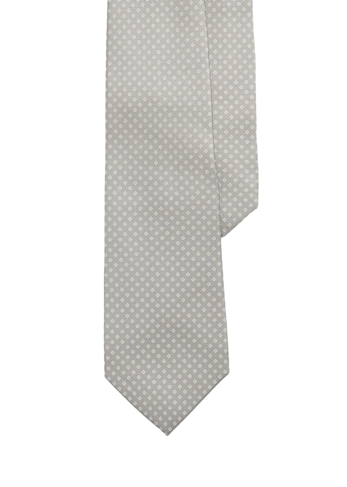 Men's Diamond-Patterned Silk Tie
