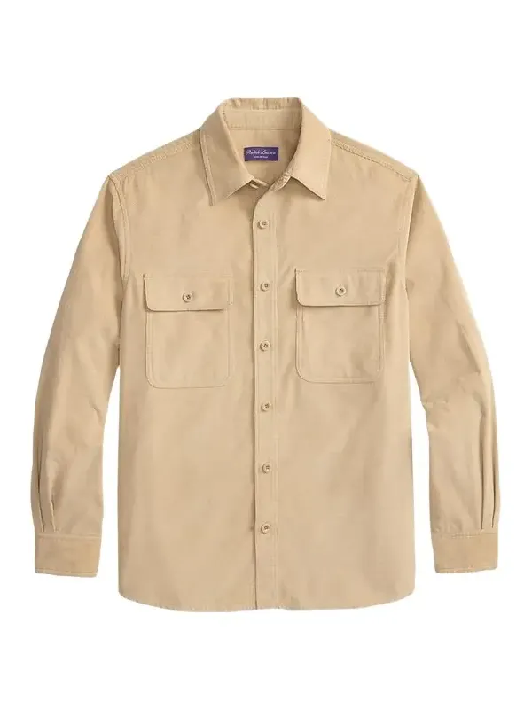 Ralph Lauren Purple Label Men's Fine-Wale Corduroy Shirt