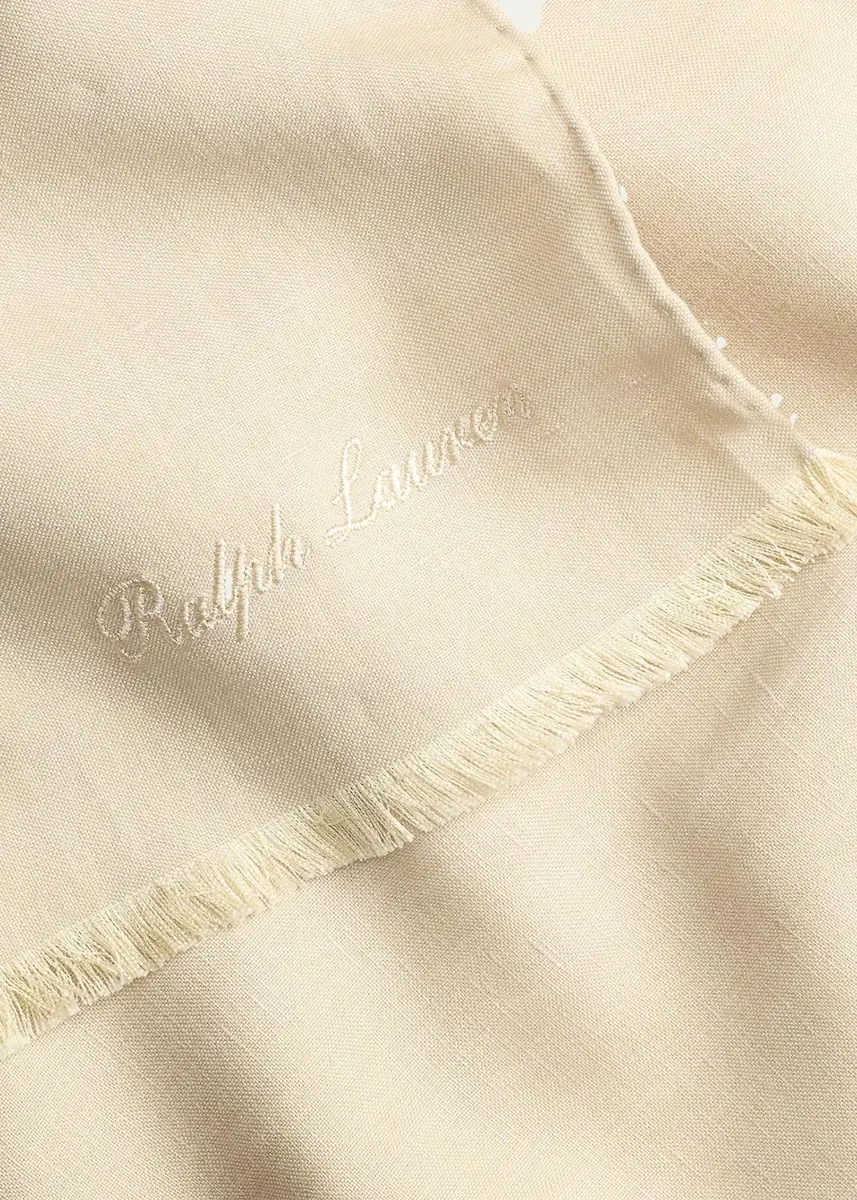 Ralph Lauren Purple Label Men's Silk-Linen Scarf | Thumbnail 2 Ralph Lauren Purple Label Men's Silk-Linen Scarf | Thumbnail 2