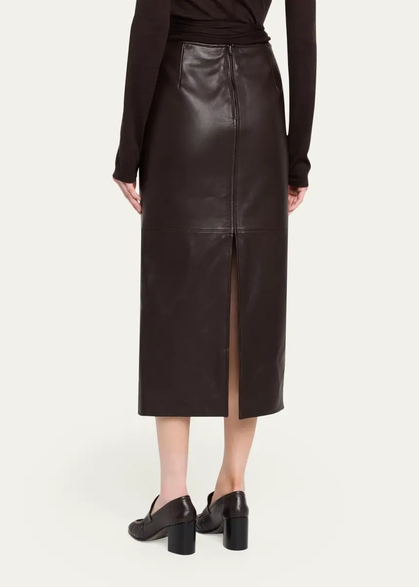A.L.C. Marta Straight Leather Maxi Skirt | Thumbnail 7 A.L.C. Marta Straight Leather Maxi Skirt | Thumbnail 7