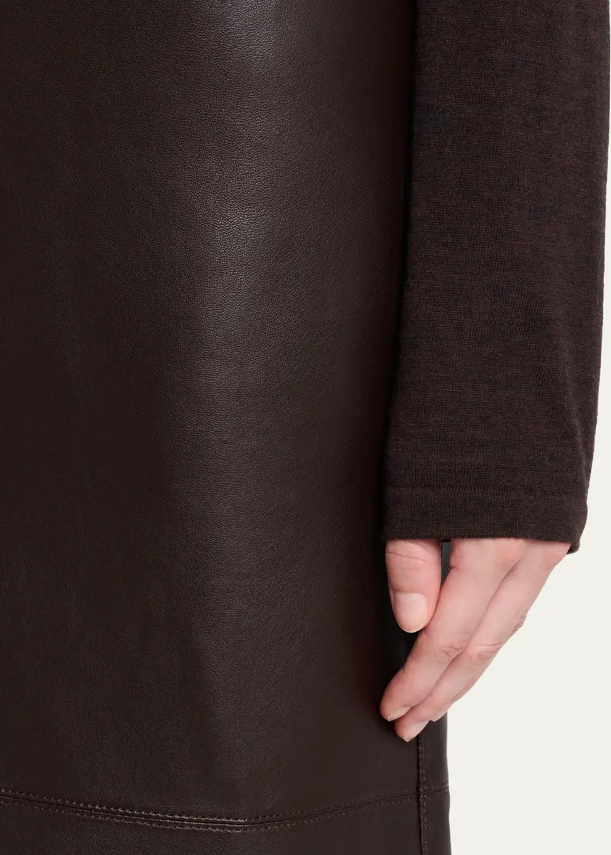 A.L.C. Marta Straight Leather Maxi Skirt | Thumbnail 9 A.L.C. Marta Straight Leather Maxi Skirt | Thumbnail 9