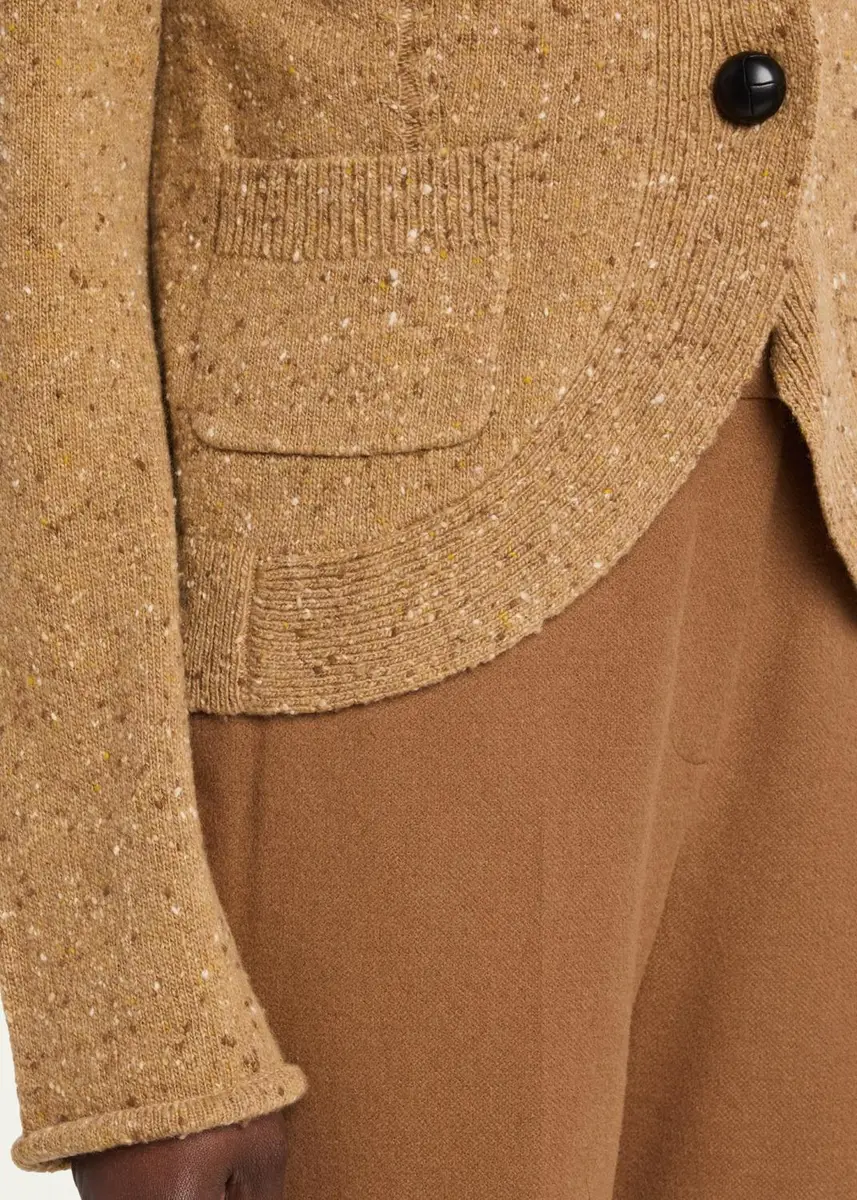 Lafayette 148 New York Donegal Curved-Hem Cashmere Jacket | Thumbnail 5