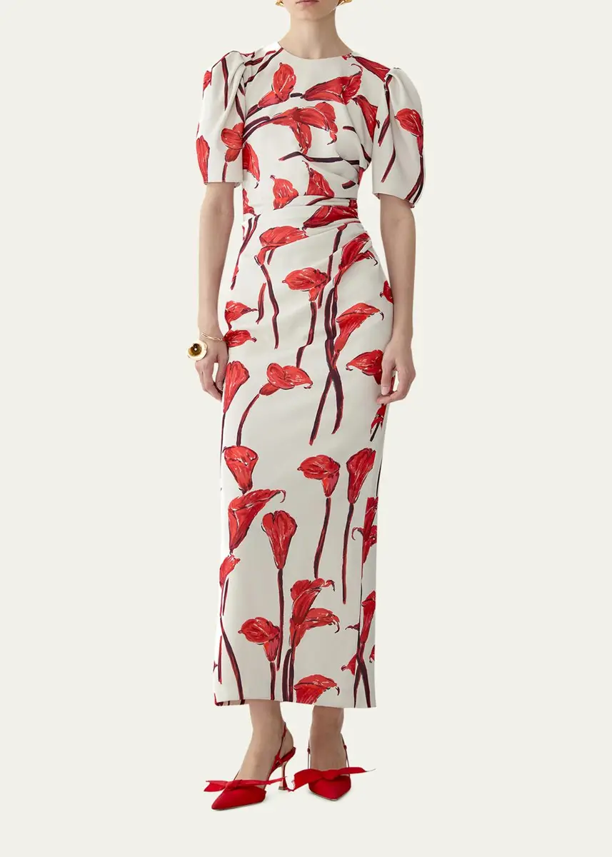Carolina Herrera Calla Lily Ankle Length Dress | Thumbnail 2