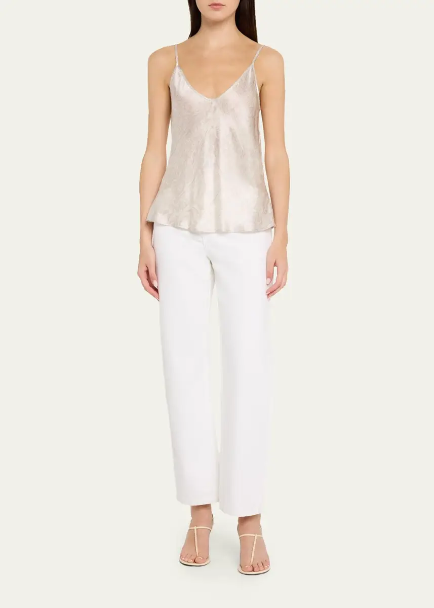 L'Agence Lexi Silk Jacquard Camisole | Thumbnail 2