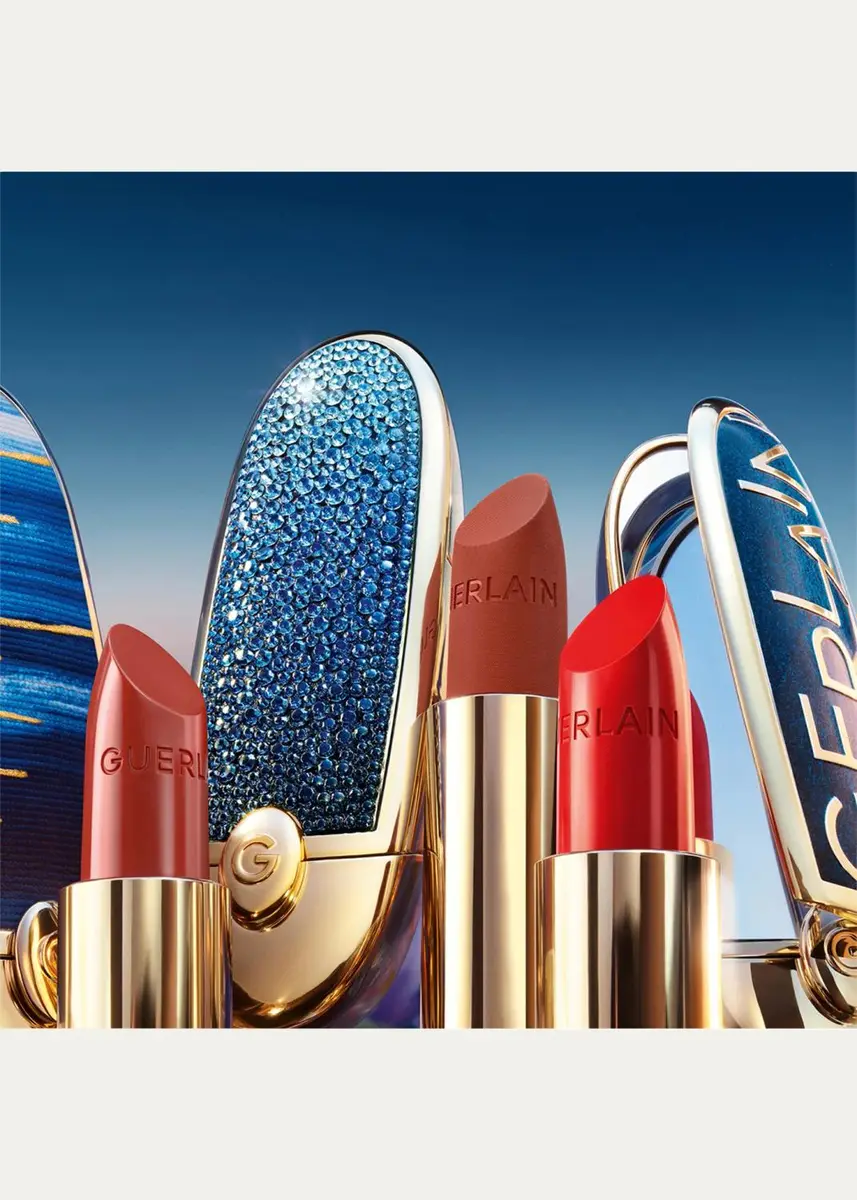 Guerlain Limited Edition L'Heure Bleue Rouge G Customizable Lipstick Case, Bleu Iconique | Thumbnail 5 Guerlain Limited Edition L'Heure Bleue Rouge G Customizable Lipstick Case, Bleu Iconique | Thumbnail 5