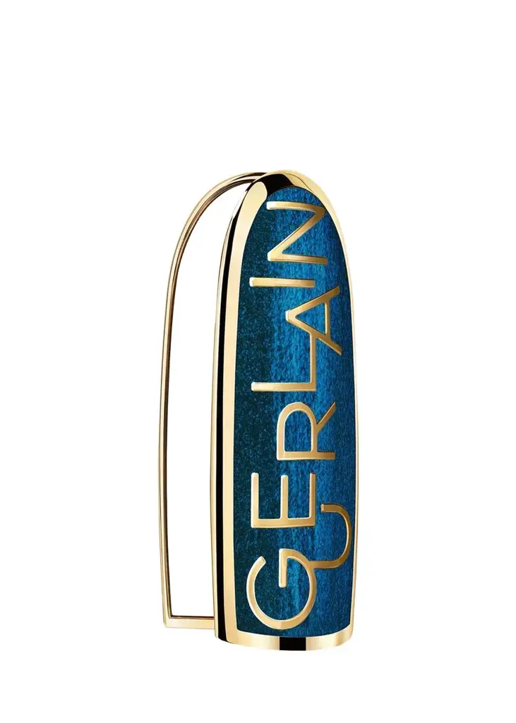 Guerlain Limited Edition L'Heure Bleue Rouge G Customizable Lipstick Case, Bleu Iconique