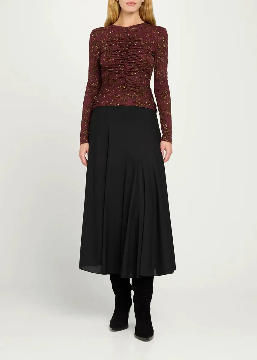Ulla Johnson Asha Floral Jersey Top | Thumbnail 2 Ulla Johnson Asha Floral Jersey Top | Thumbnail 2