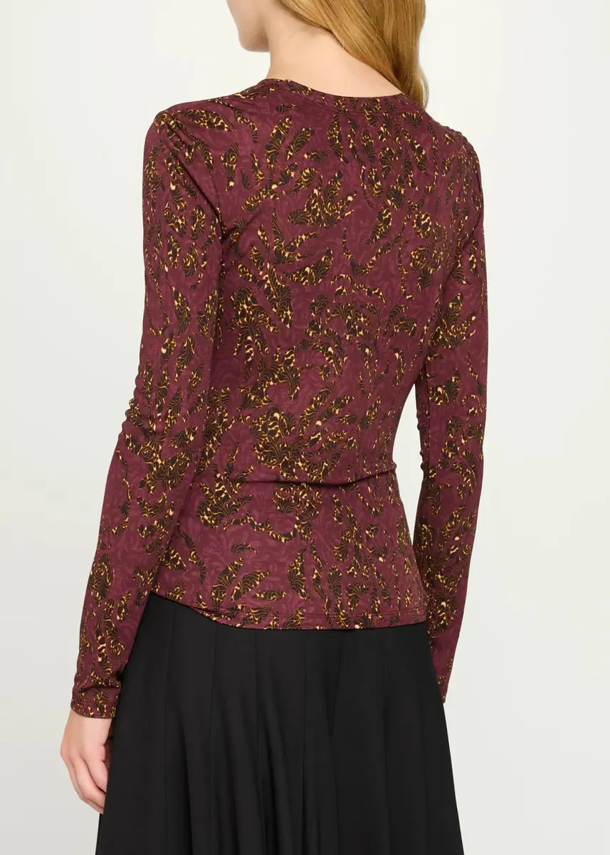 Ulla Johnson Asha Floral Jersey Top | Thumbnail 3 Ulla Johnson Asha Floral Jersey Top | Thumbnail 3