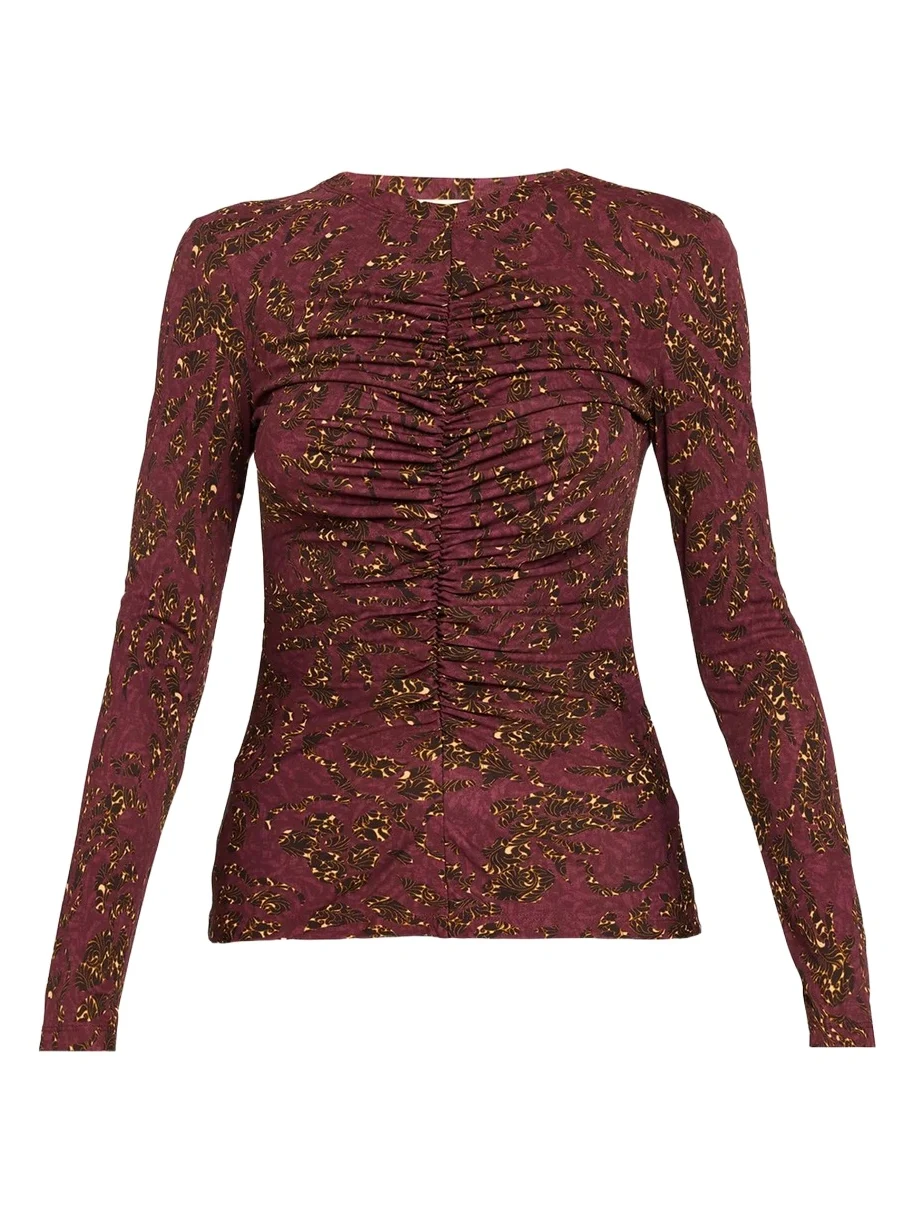 Asha Floral Jersey Top