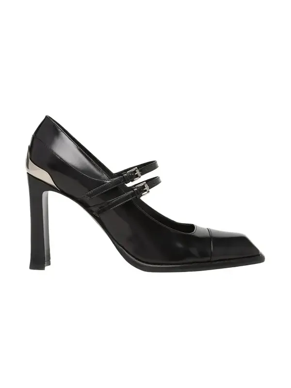95mm Niko Leather Mary Jane Pumps 95mm Niko Leather Mary Jane Pumps