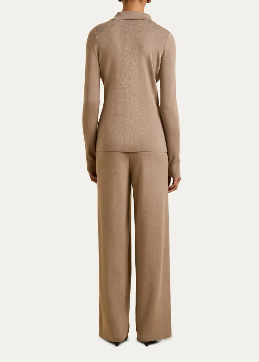 Olivia von Halle Dree Knit Silk-Cashmere Pajama Set | Thumbnail 3