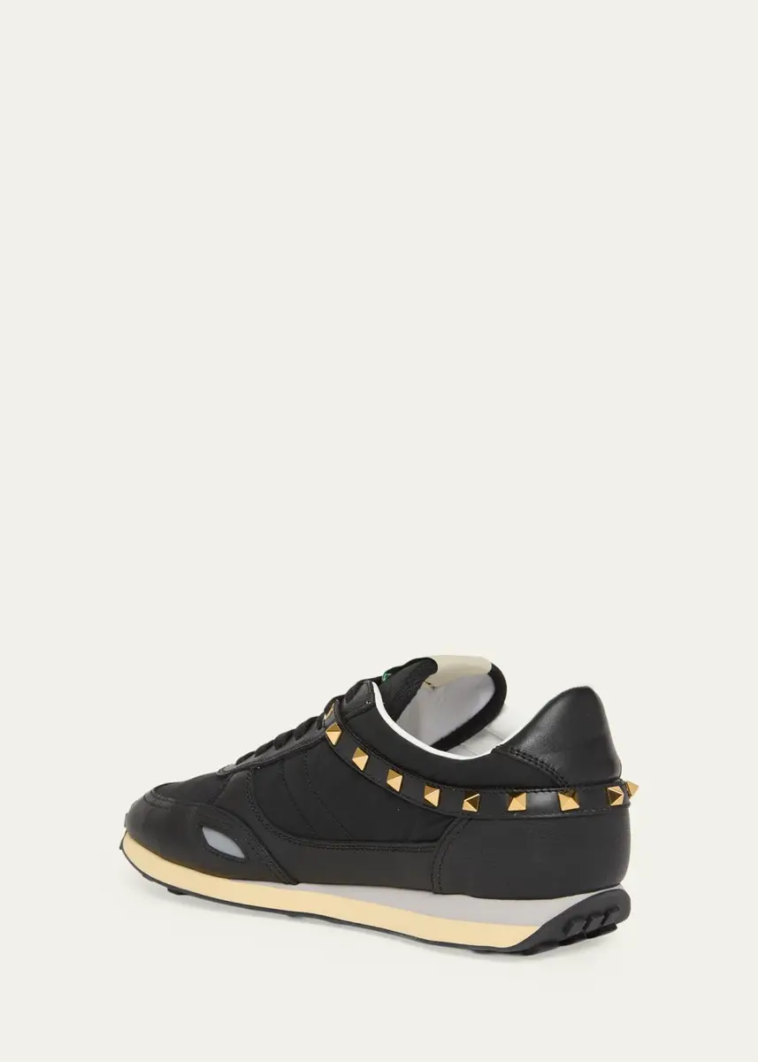Valentino Garavani Men's Stud Up Low-Top Sneakers | Thumbnail 4 Valentino Garavani Men's Stud Up Low-Top Sneakers | Thumbnail 4