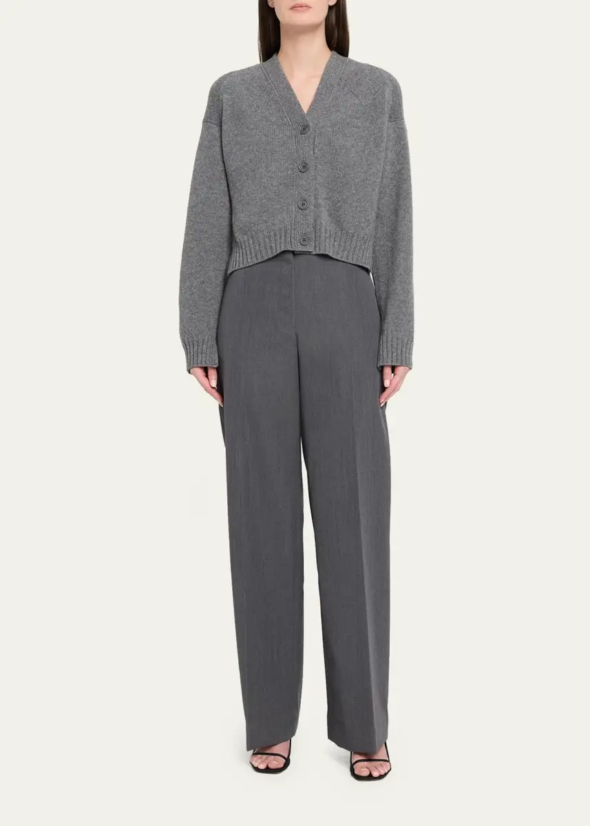 FFORME Enika Cropped Wool-Cashmere Cardigan | Thumbnail 2 FFORME Enika Cropped Wool-Cashmere Cardigan | Thumbnail 2