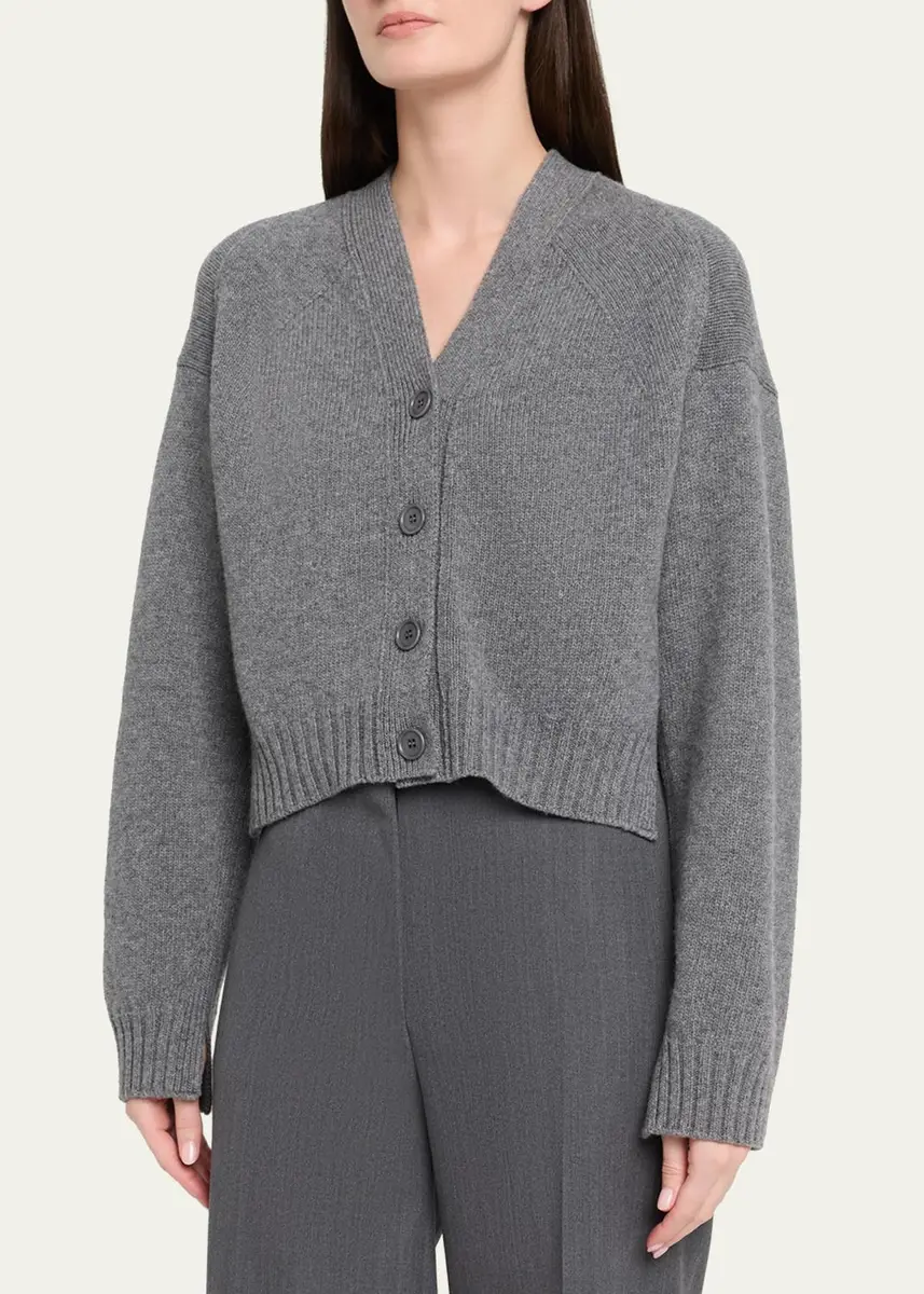 FFORME Enika Cropped Wool-Cashmere Cardigan | Thumbnail 4 FFORME Enika Cropped Wool-Cashmere Cardigan | Thumbnail 4