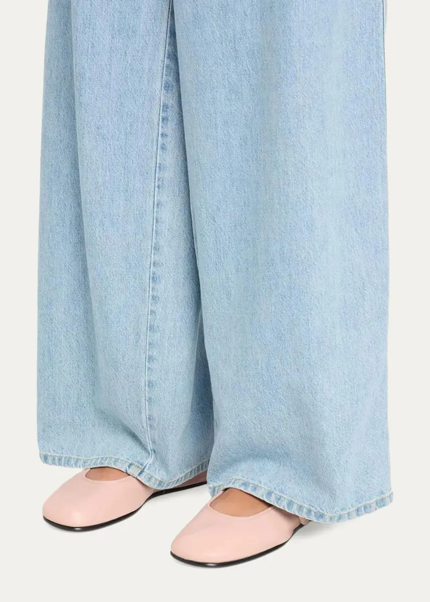 Bottega Veneta Veneziana Nappa Leather Ballerina Flats | Thumbnail 2