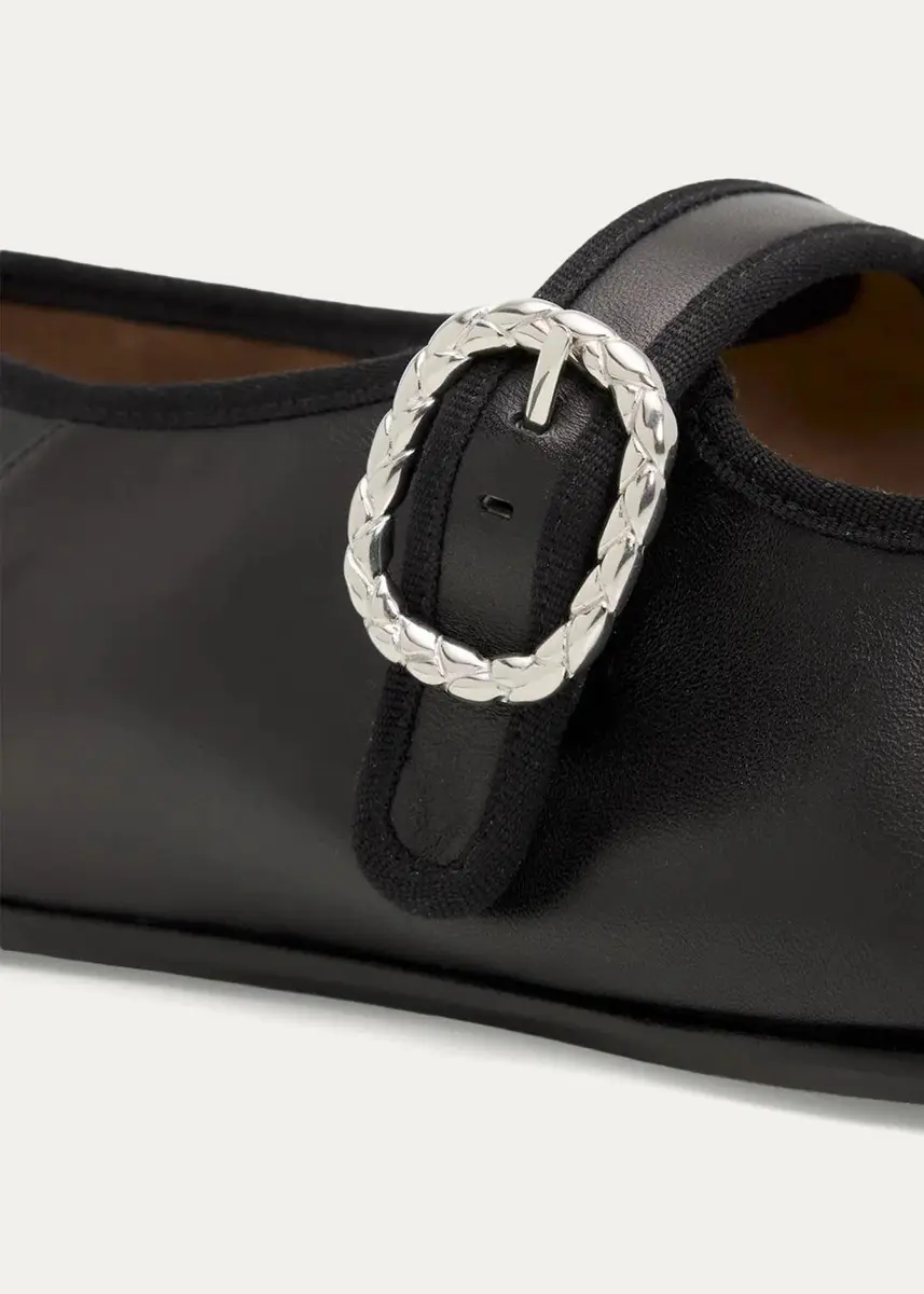 Bottega Veneta Veneziana Nappa Leather Ballerina Flats | Thumbnail 10