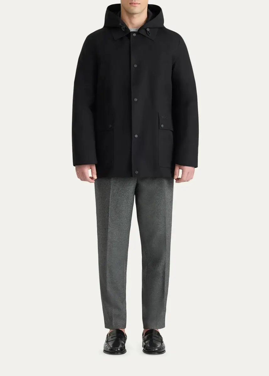 Mackage Men's Alec 3-in-1 Short Balmacaan Coat with Removable Down Liner | Thumbnail 2 Mackage Men's Alec 3-in-1 Short Balmacaan Coat with Removable Down Liner | Thumbnail 2