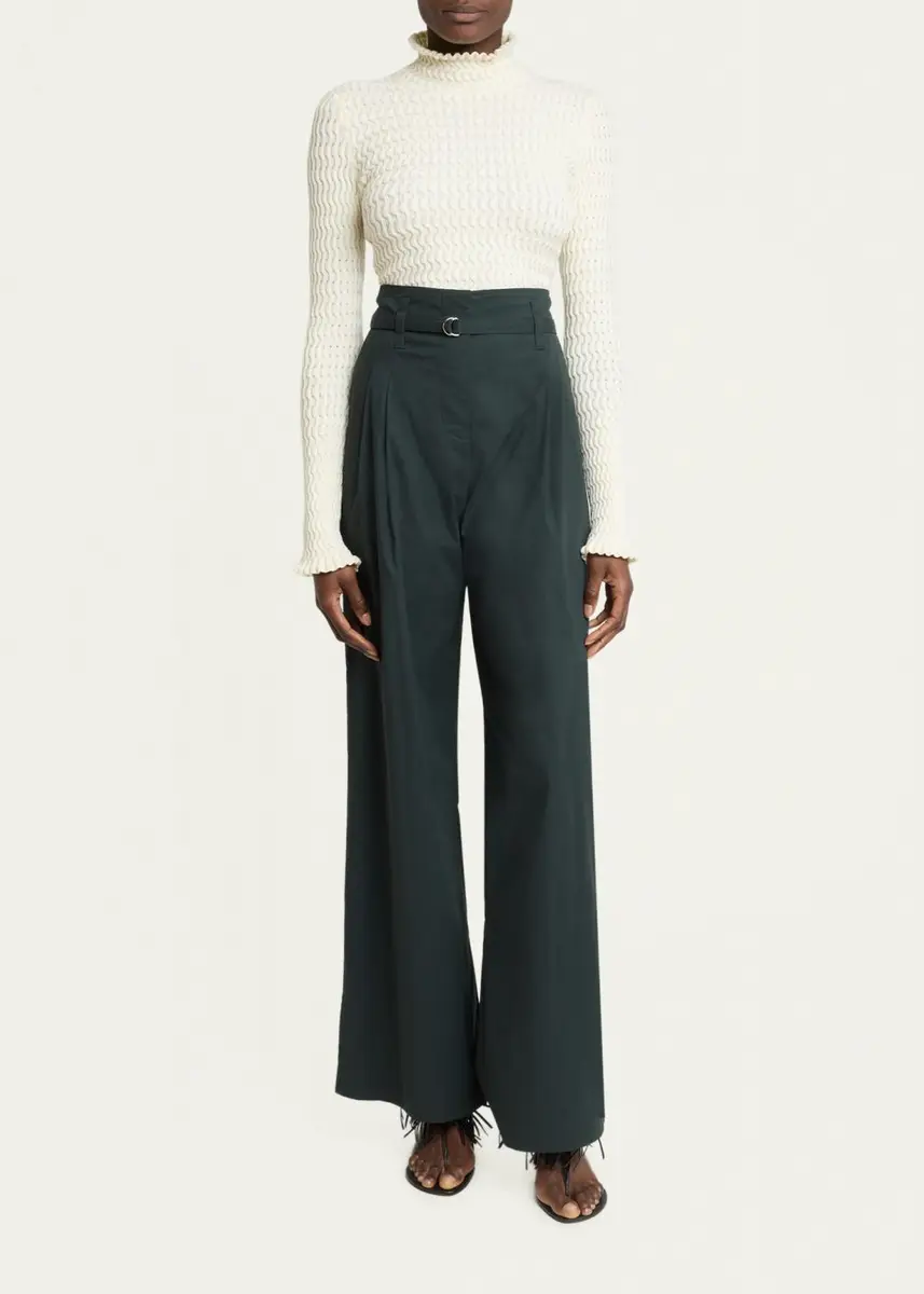 Proenza Schouler White Label Juniper Textured High-Neck Sweater | Thumbnail 2 Proenza Schouler White Label Juniper Textured High-Neck Sweater | Thumbnail 2