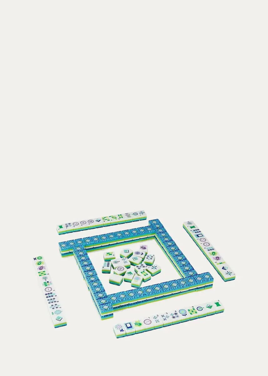 Jonathan Adler Basketweave Mahjong Set | Thumbnail 3