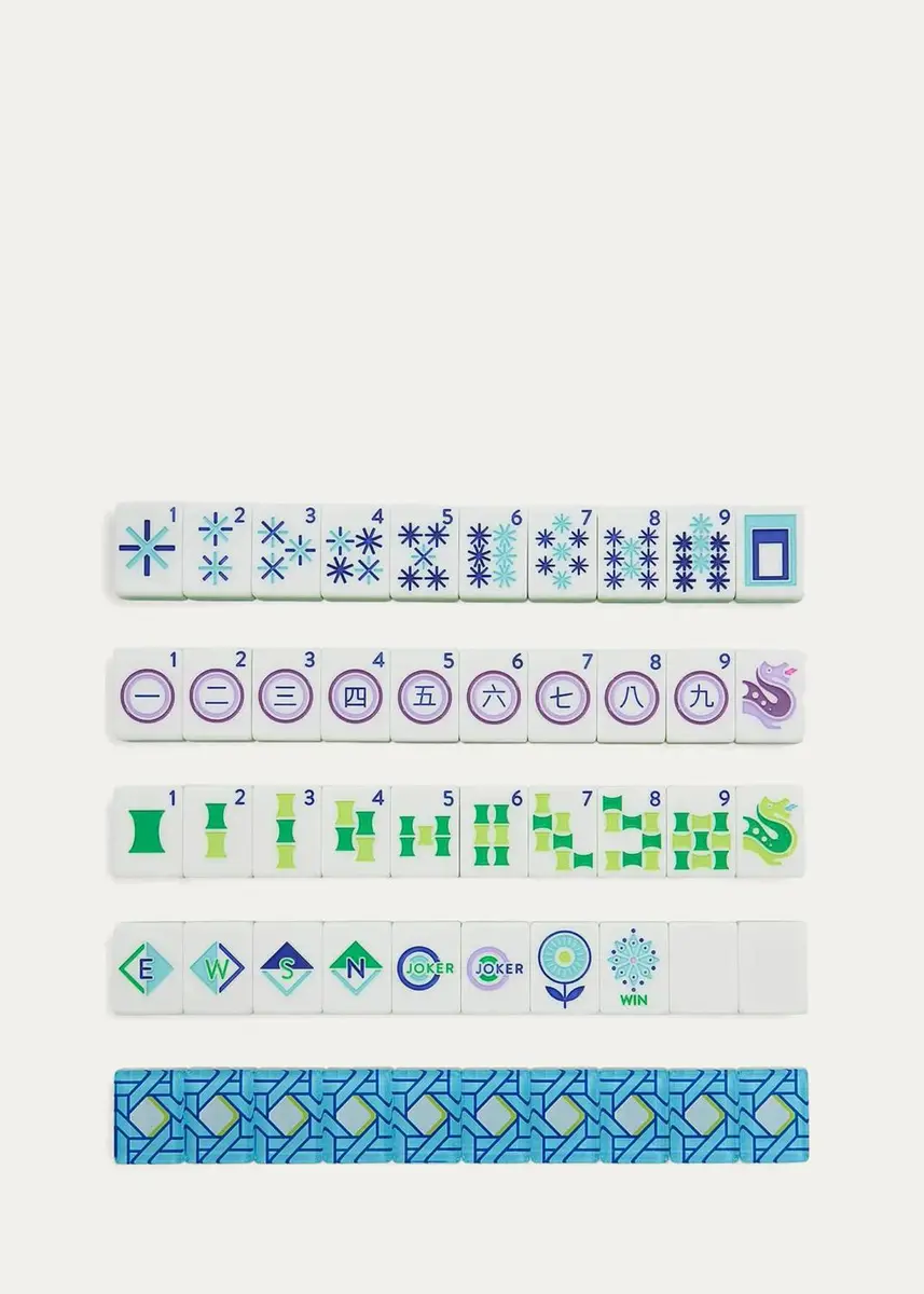 Jonathan Adler Basketweave Mahjong Set | Thumbnail 4