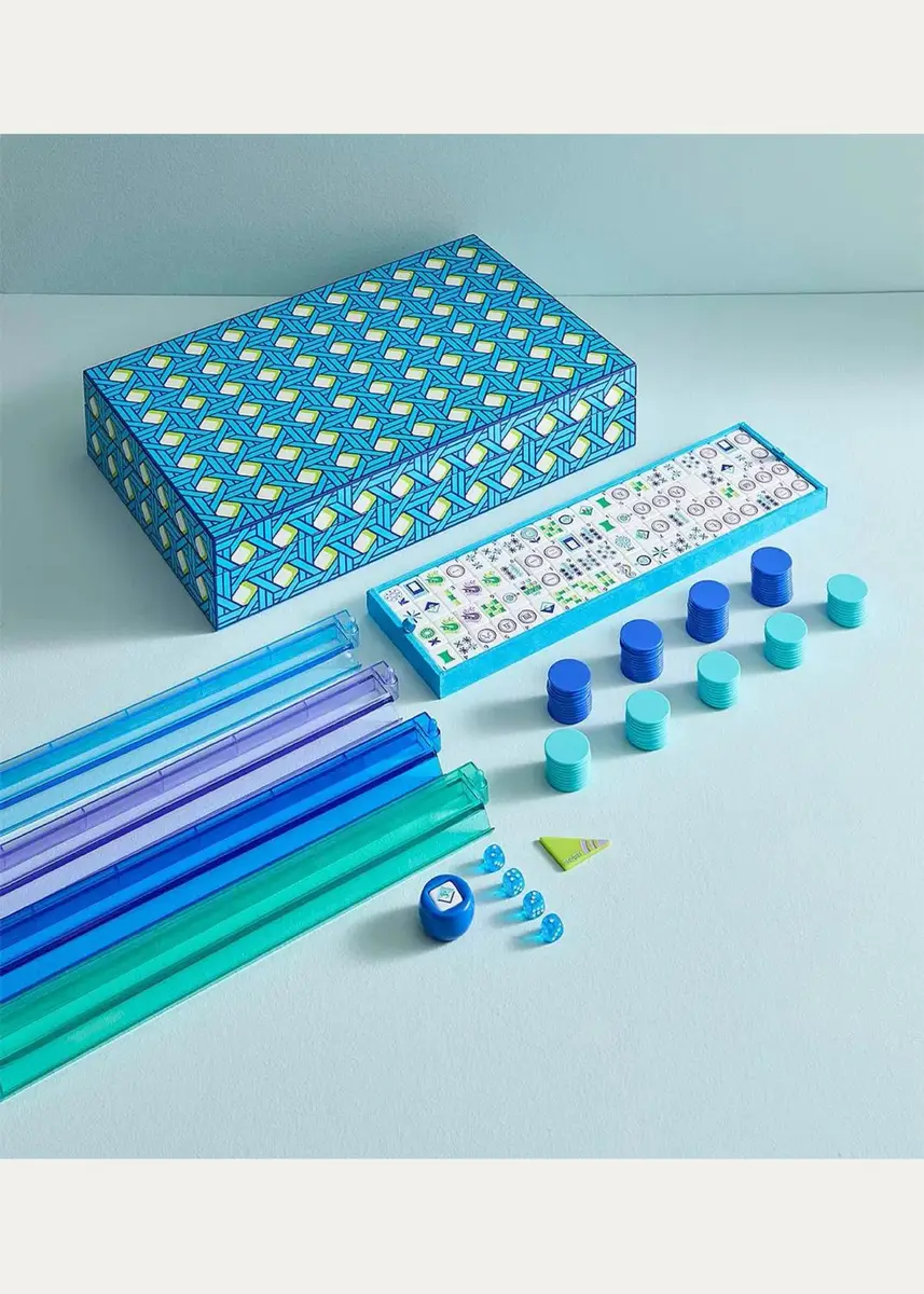 Jonathan Adler Basketweave Mahjong Set | Thumbnail 5