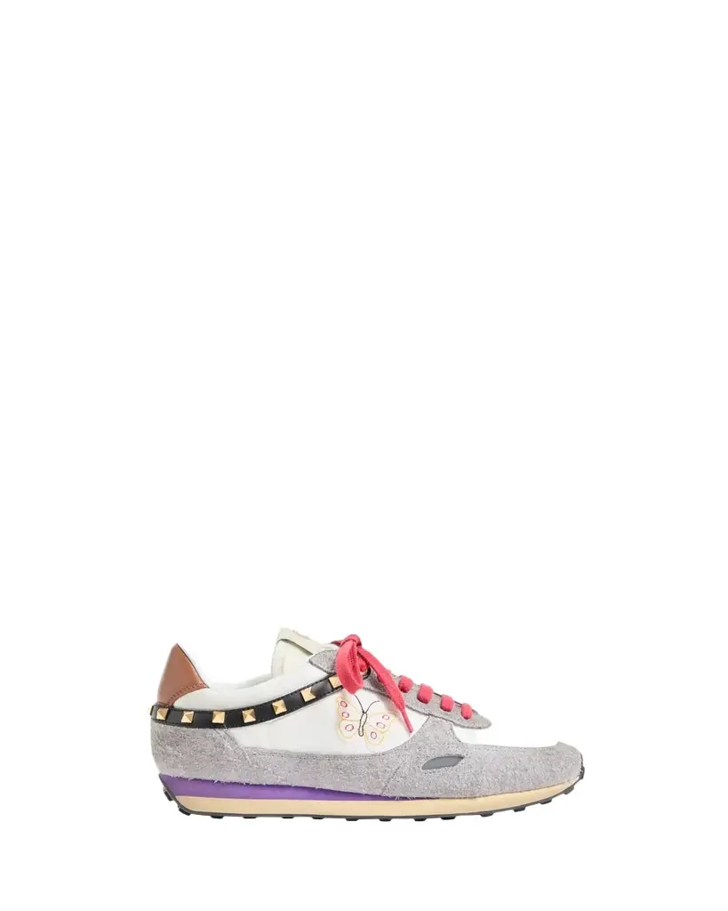 Valentino Garavani Men's Stud Up Crosta Low-Top Sneakers | Image 1 Valentino Garavani Men's Stud Up Crosta Low-Top Sneakers | Image 1