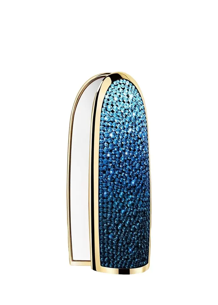Guerlain Limited Edition L'Heure Bleue Rouge G Customizable Lipstick Case, Bleu Astral