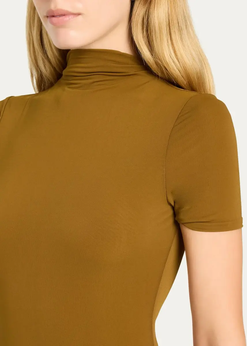 Ronny Kobo Tommy Mock-Neck Jersey Bodysuit | Thumbnail 5 Ronny Kobo Tommy Mock-Neck Jersey Bodysuit | Thumbnail 5