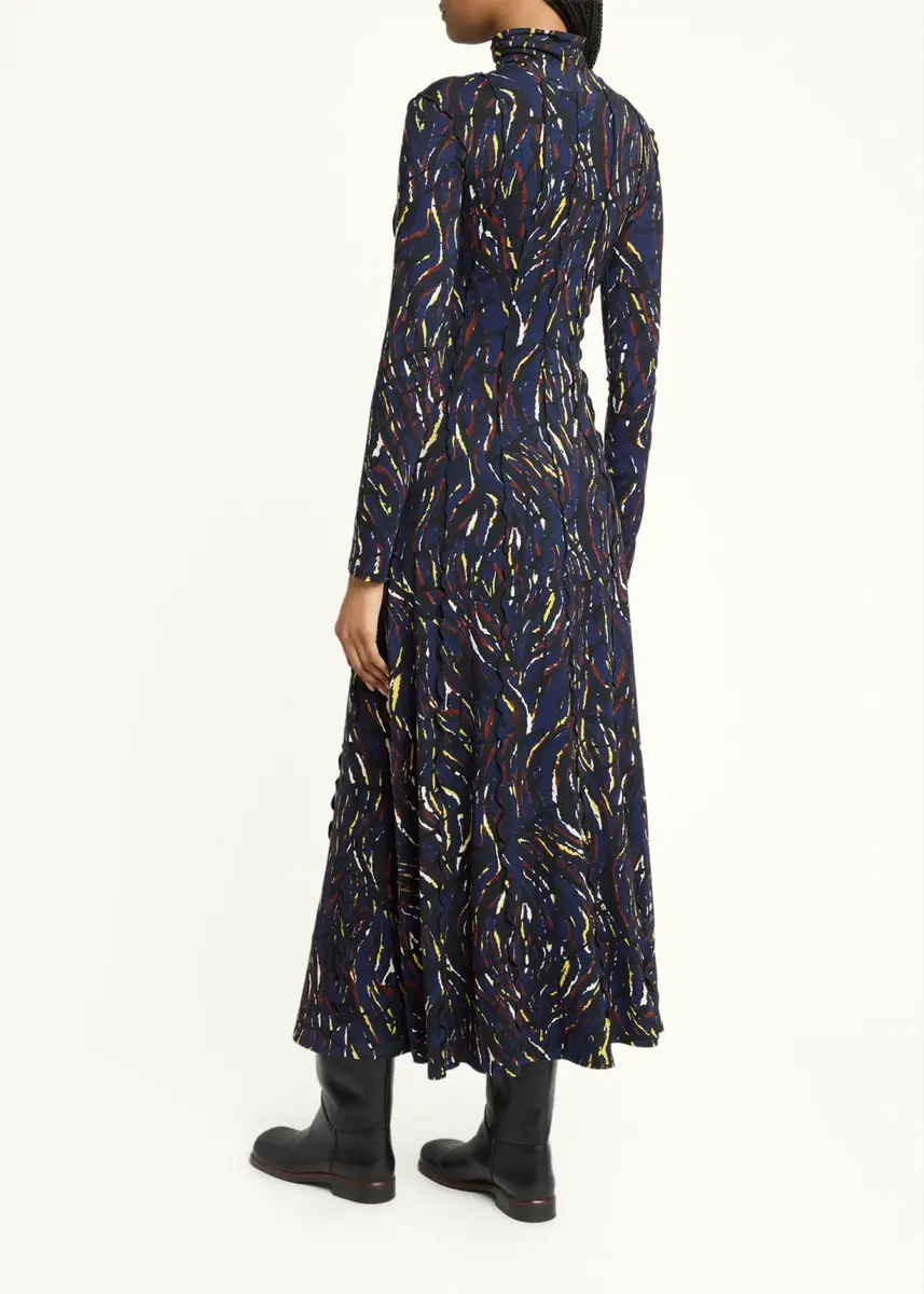 Proenza Schouler White Label Mabel Abstract Jersey Midi Dress | Thumbnail 3 Proenza Schouler White Label Mabel Abstract Jersey Midi Dress | Thumbnail 3