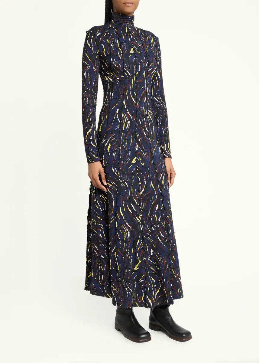 Proenza Schouler White Label Mabel Abstract Jersey Midi Dress | Thumbnail 4 Proenza Schouler White Label Mabel Abstract Jersey Midi Dress | Thumbnail 4