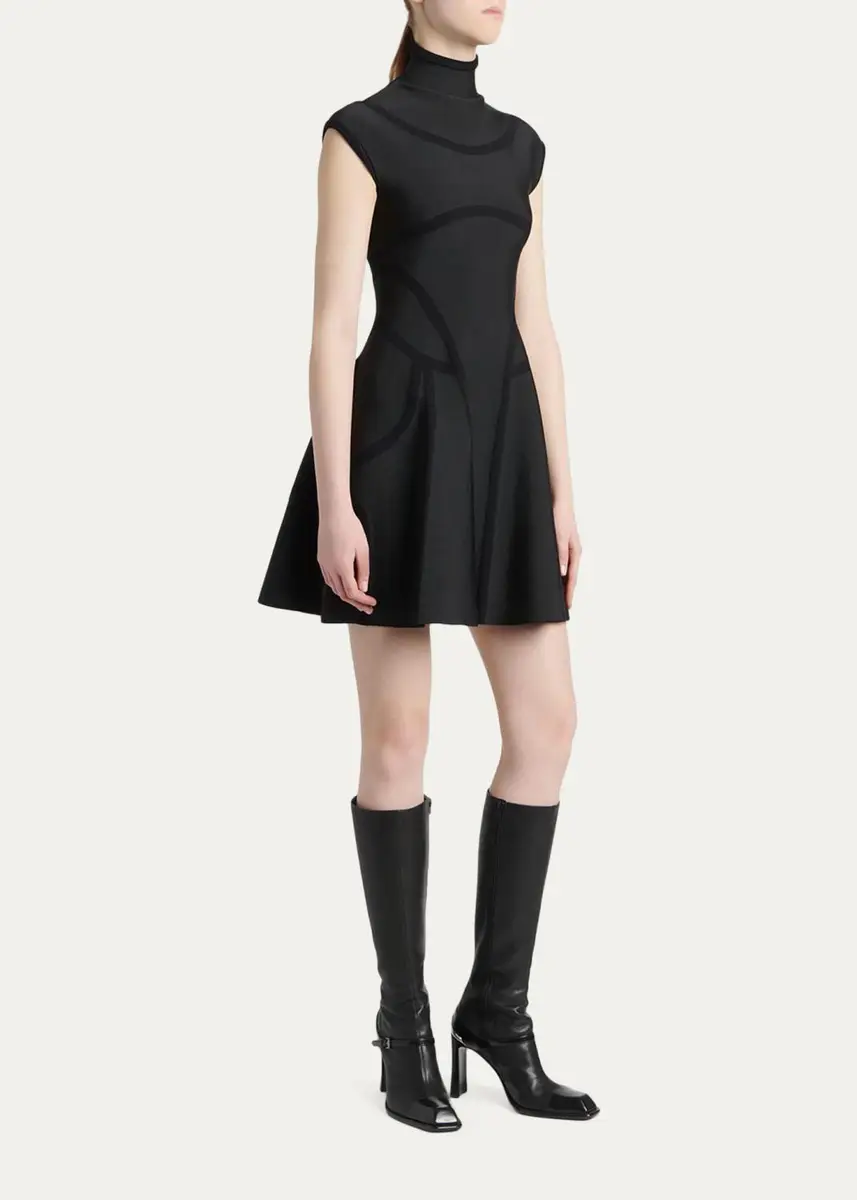 Alexander McQueen 95mm Niko Leather Knee-High Boots | Thumbnail 3 Alexander McQueen 95mm Niko Leather Knee-High Boots | Thumbnail 3