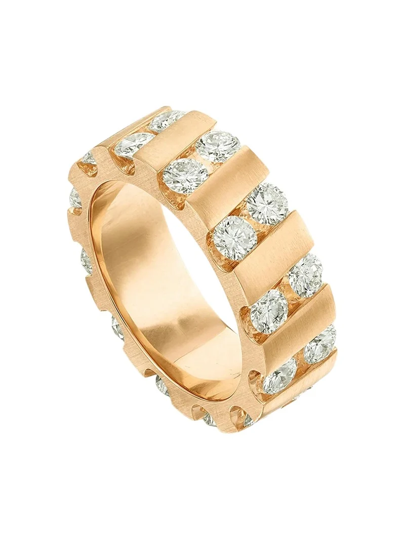 Nexus 18K Yellow Gold Alternating Diamond Band Nexus 18K Yellow Gold Alternating Diamond Band