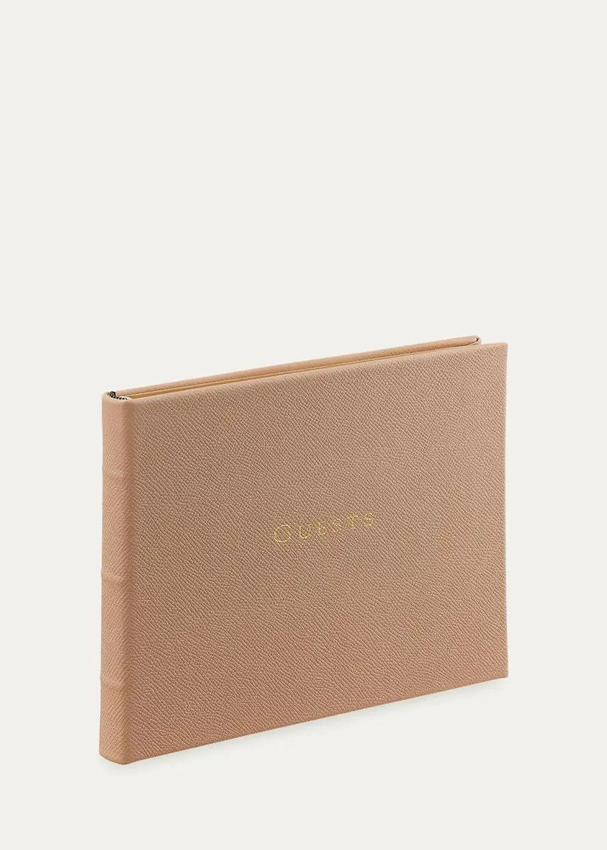 Graphic Image Leather-Bound Guest Book | Thumbnail 4 Graphic Image Leather-Bound Guest Book | Thumbnail 4